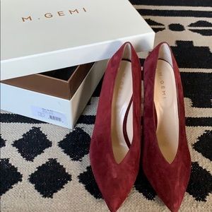 M.Gemi the Alto, size 39, brick suede- new in box
